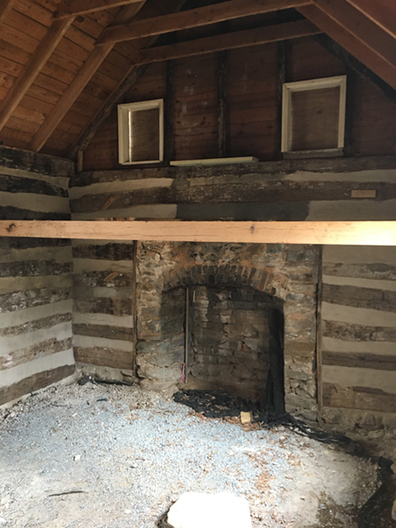 Historic Log Kitchen