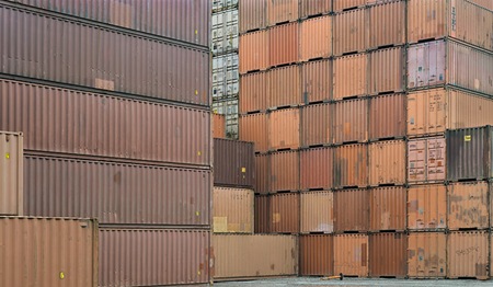 container yard #3 by Chris Jordan