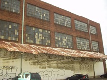 Pre-construction photos showing neglect of the building