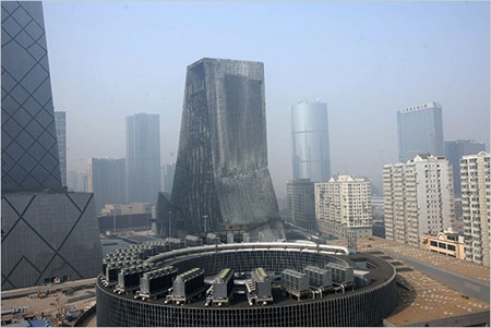 Beijing Blaze of Cooling Towers