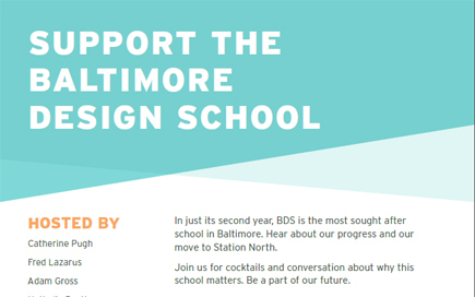 Fundraiser for Baltimore Design School