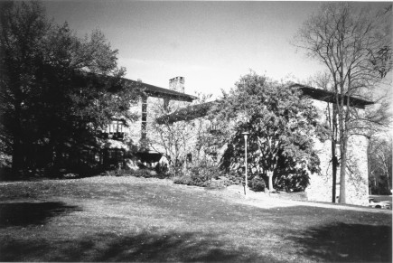 Exterior Before-Goucher College Van Meter Hall 